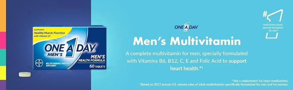 One A Day Pills Multivitamin Multimineral Supplement Tablets - product information 1