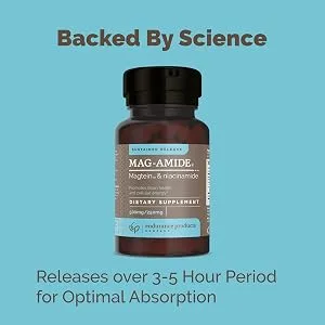 Mag-Amide Magtein 500mg & Niacinamide 250mg (120 Tablets) - MAG-AMIDE