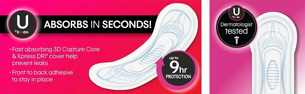 U by Kotex Lightdays Plus Liners Regular Fragrance-Free - Dermatologist tested