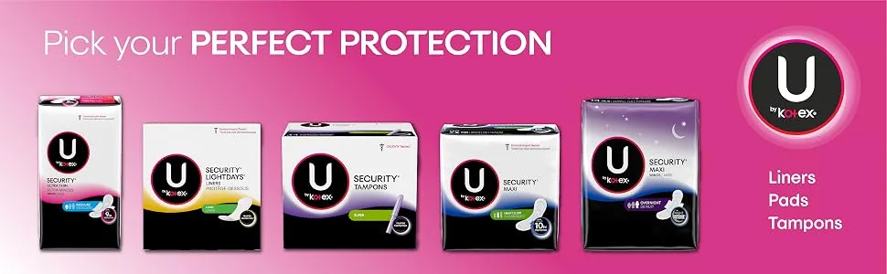 U by Kotex Lightdays Plus Liners Regular Fragrance-Free - U By Kotex Ultra Thin Pads