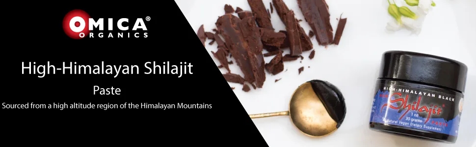 High Himalayan Black Shilajit Paste (2 oz/60 grams) - shilajit resin