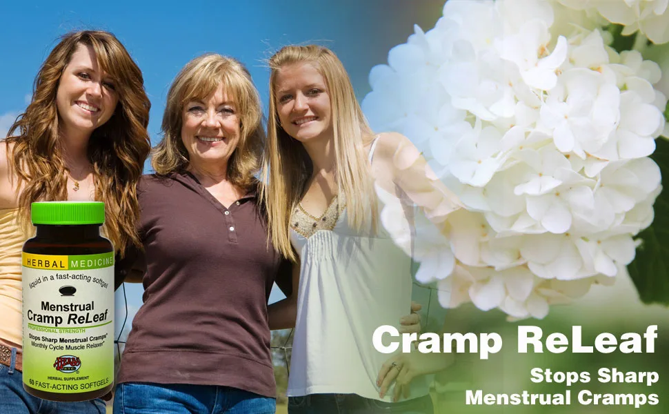 Cramp ReLeaf (Menstrual) Softgels 60 ct. Herbs Etc. - Menstrul cramps