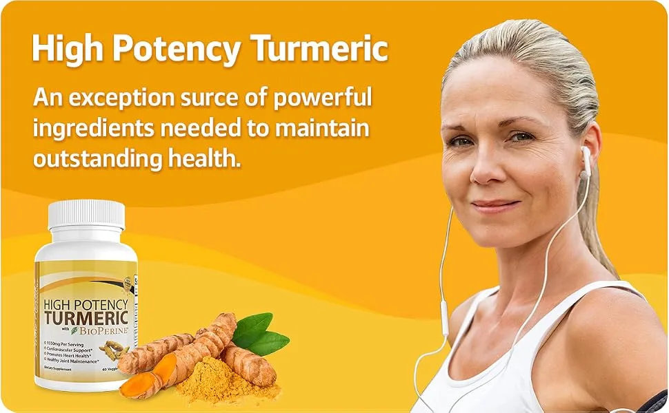 Dr. Colbert's High Potency Turmeric with Bioperine - Dr. Colbert