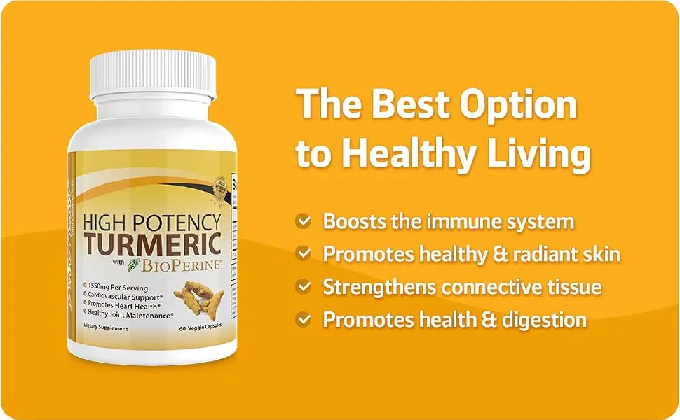Dr. Colbert's High Potency Turmeric with Bioperine - Dr. Colbert