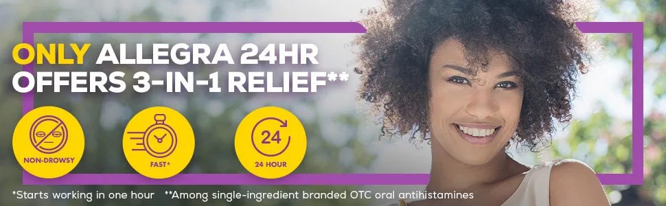 Allegra 24 Hour Allergy Tablets Bonus Size 54 ea - Find fast-acting, over the counter allergy relief that lasts all day.