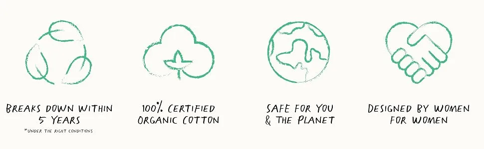 Organic Initiative Organic Super Tampons 14 CT - product information 2