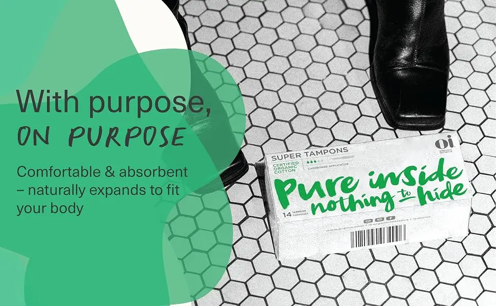 Organic Initiative Organic Super Tampons 14 CT - product information 3