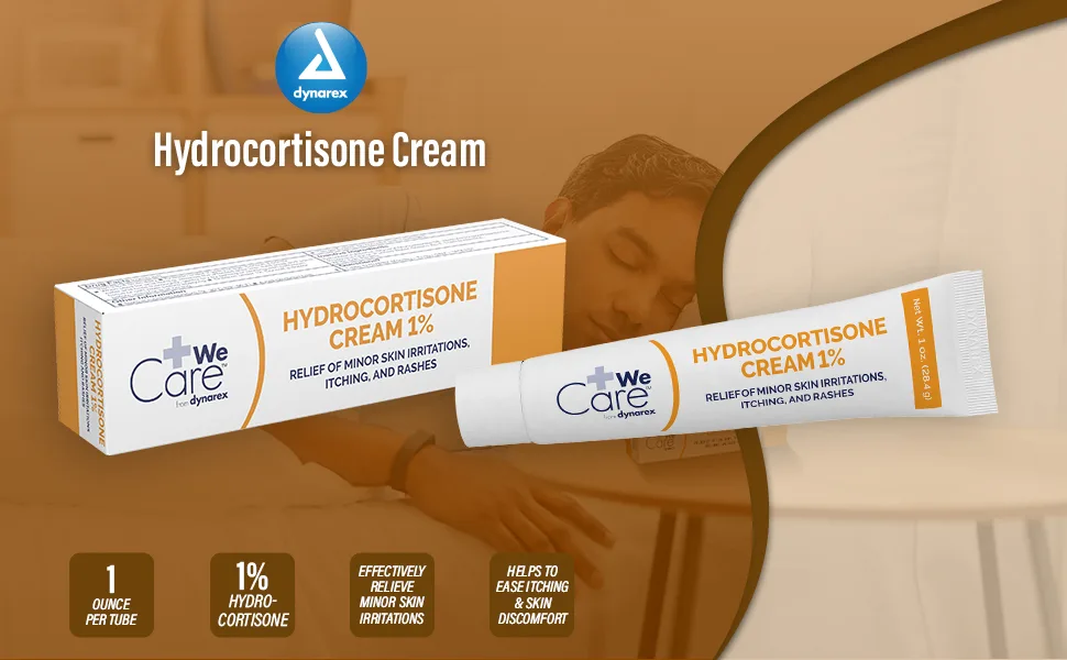 Dynarex Hydrocortisone Cream 1 Oz Tube 1 Each. - ointment packets smelling salts packets tums individual packets hydrocortisone ointment