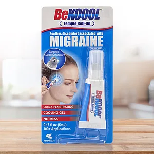 BeKoool Migraine Roll on Transparent One Size - product information 2