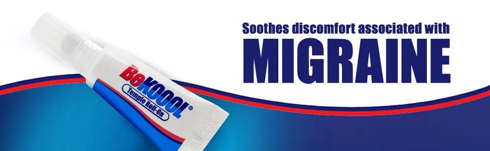 BeKoool Migraine Roll on Transparent One Size - product information 6