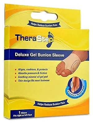 Silipos TheraStep 7018 Deluxe Gel Bunion Sleeve - B079V23589