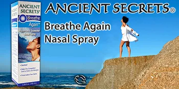 Ancient Secrets Nasal Cleansing Salt - 10 Oz - Breathe Again Nasal Spray