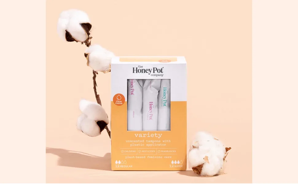 The Honey Pot Clean Cotton Variety Tampons - product information 1