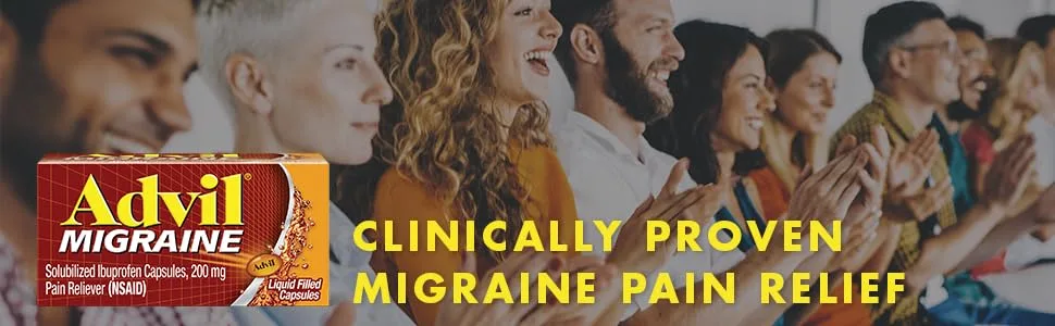 Advil Migraine - 80 Liquid Filled Capsules - product information 1