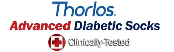 thorlos HPXW Max Cushion Advanced Diabetic - Thorlos Advanced Diabetic Socks Logo