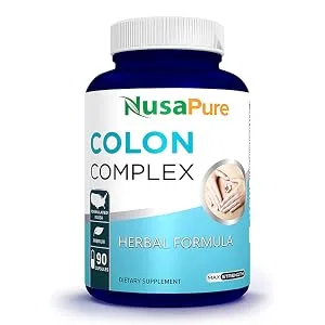 NusaPure Colon Complex 90 Capsules - nusa pure