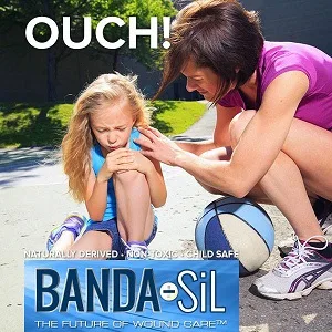 Banda-Sil Silver Wound Care Gel - Silver wound gel, Wound care, Silver gel, cuts, abrasions, burns, antimicrobial, germ barrier, wound