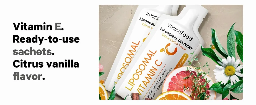 Codeage Liposomal Vitamin C Liquid 1000mg Vitamin C 4000mg Essential Phospholipids Supplement For Daily Immune Support Liposomes For Absorption Citrus Bioflavonoids Vitamin E Non-GMO 32 Pouches - vitamin c and e, vitamin c supplement, liquid vitamin e, bioflavonoids, liquid vitamins