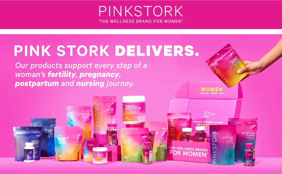 Pink Stork Postpartum Detox Tea: Organic Ginger Turmeric Tea for Postpartum Recovery Mood Support & Bloating Relief Digestive Support for Occasional Constipation Postnatal Essentials - 15 Sachets - Pink stork delivers