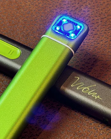 Vibis Insect Bite and Sting Relief Rechargeable Bug Bite Itch Relief Thing Fast Symptom Relief for Mosquito Bites Chemical-Free Treatment Natural Relief from Bug and Mosquito Bites Itching - Green - blue light