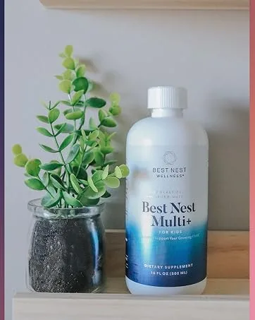 Clever Bird Liquid Methyl Folate 1700 mcg L-Methylfolate Brain Memory & Mood Support Vitamins Best Nest Active Folate Vegan Non-GMO Gluten Free Includes Bonus Smart Brain Guide 1 oz - Kids Multi+