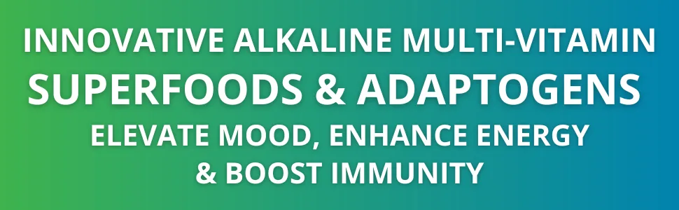 Morter HealthSystem Alkadrenergy Best Process Alkaline  Multivitamin Plus Mood & Energy Support Supplement  Ginseng Adaptogens Bioflavonoids PABA & RNA-DNA Complex 1 - Alkadrenergy is an Innovative Multi-Vitamin with Superfoods and Adaptogens