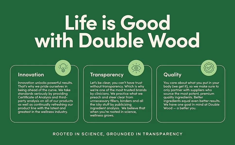 Lactoferrin 250mg per Serving (60 Capsules) Patented Bioferrin Lactoferrin - Superior Iron Supplement for Iron Deficiency and Immune Support by Double Wood Supplements - Life is Good with Double Wood, Innovation, Quality, Transparency