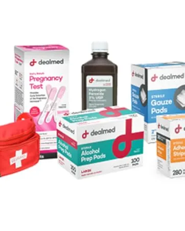 Dealmed Sterile Suture Removal Kit Includes Suture Removal Scissors Forceps and Gauze Sponge Suture Removal Tool Single-Use Kit Ideal for Hospitals and Clinics 1 - DEALMED