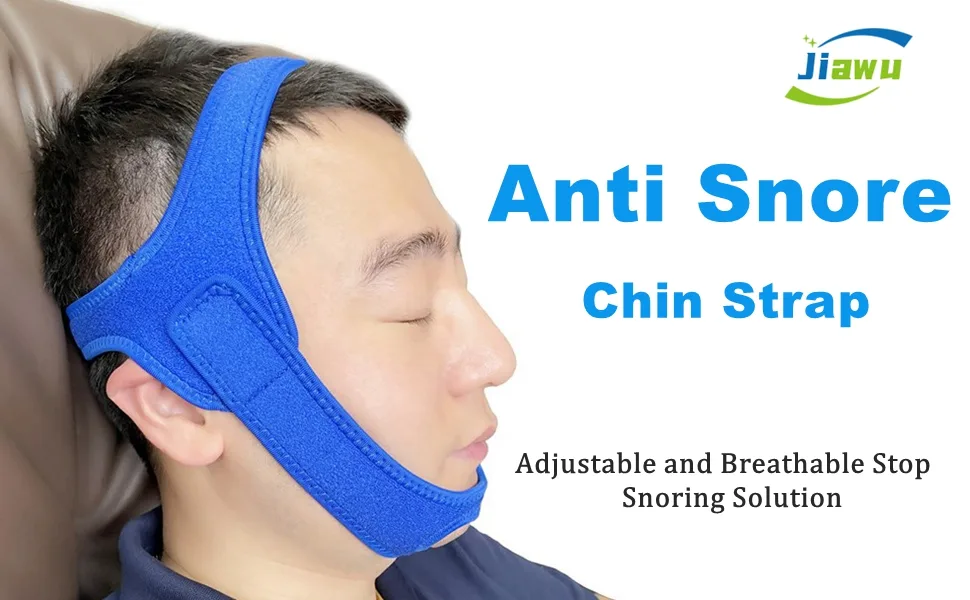 Anti Snoring Chin Strap Snoring Solution Sleep Aid Effective Anti Snore Device for Sleep Breathable Belt Sleep Support Strap Sleep Chin Strap for Men Women(Blue) - product information 15
