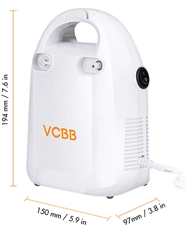 Portable Compressor Nebulizer Machine for Kids and Adults Pro Compact Cool Mist System for Home Use with Nebulizer Mask Mouthpiece Friendly for Breathing Problem - nebulizer for kids
