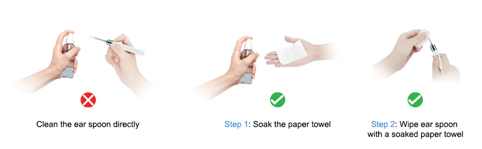 Ear Wax Removal Ear Cleaner with Camera Ear Wax Removal Kit with 1080P Ear Camera Otoscope with Light Ear Cleaning Kit for iPhone iPad Android Phones-White - ear cleaner camera