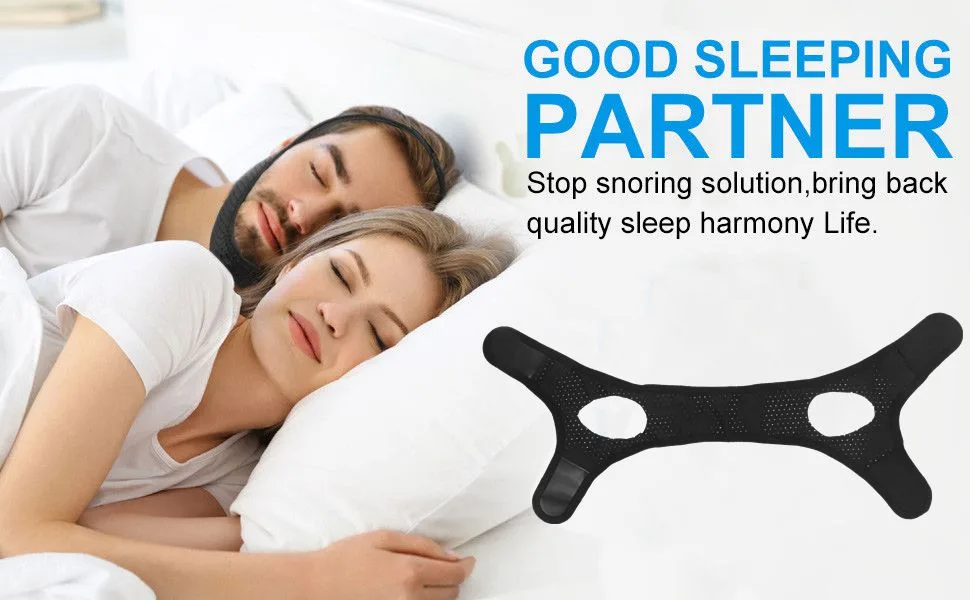 Anti Snoring Chin Strap Snoring Solution Effective Anti Snore Device for Sleep Adjustable and Breathable Sleep Chin Strap for Men Women Jaw Support Belt(1) - product information 15