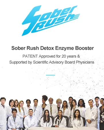 SOBER RUSH Anytime You take for Morning Support. Morning Recovery Party Smart Support Liver Health Rave Essentials NADH Patented Formula (6 Servings/Box) - anti-hangover
