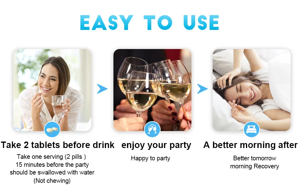 SOBER RUSH Anytime You take for Morning Support. Morning Recovery Party Smart Support Liver Health Rave Essentials NADH Patented Formula (6 Servings/Box) - sober rush