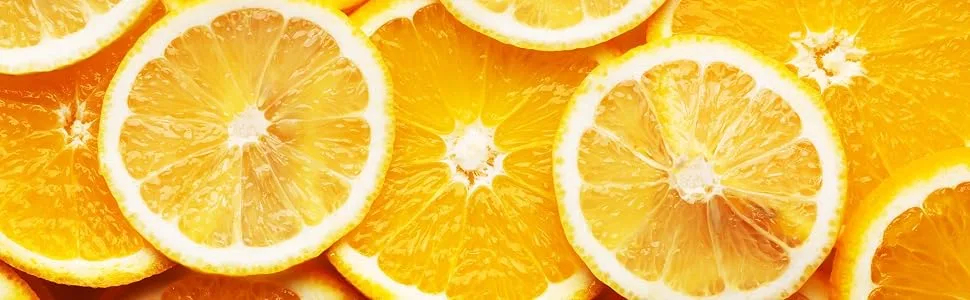 ALFA VITAMINS Vitamin C supplement with 1000mg - Powerful antioxidant - Immune Booster - Protection from common Cold - Promotes Healthy Skin - 100 Tablets - orange slices