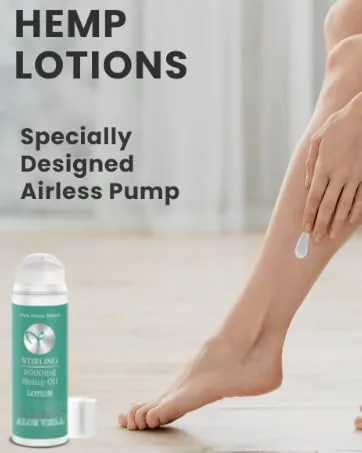 STIRLING Hemp Lotion - Powerful Aloe Vera + 2000mg Hemp Oil - Maximum Strength Formula - Helps Calm Sunburn Small Cuts Reduces Stress and Irritated Skin - Lotion