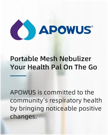 Portable Nebulizer - Nebulizer Machine for Adults and Kids Travel and Household Use Handheld Mesh Nebulizer for Breathing Problems APOWUS. - mesh nebulizer