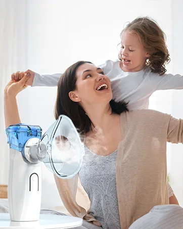 Portable Nebulizer - Nebulizer Machine for Adults and Kids Travel and Household Use Handheld Mesh Nebulizer for Breathing Problems APOWUS. - mesh nebulizer