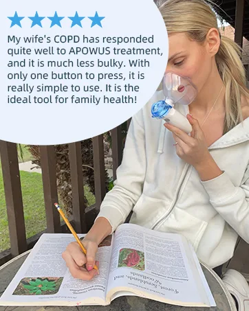 Portable Nebulizer - Nebulizer Machine for Adults and Kids Travel and Household Use Handheld Mesh Nebulizer for Breathing Problems APOWUS. - nebulizer machine for adults