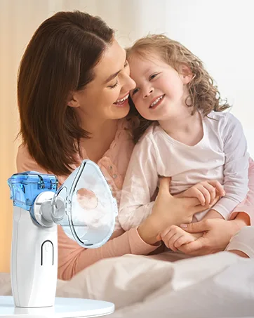 Portable Nebulizer - Nebulizer Machine for Adults and Kids Travel and Household Use Handheld Mesh Nebulizer for Breathing Problems APOWUS. - portable nebulizer machine for adults