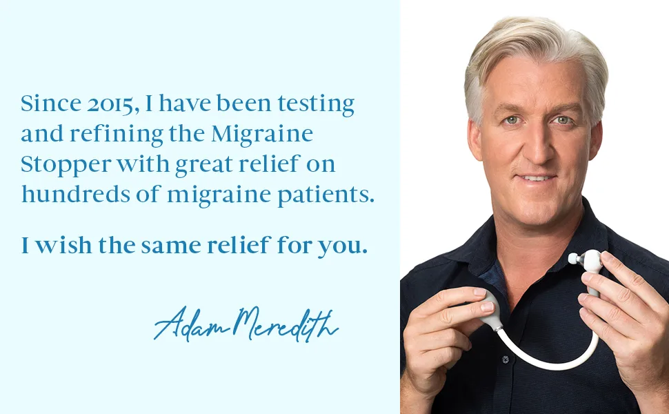 Migracorr Migraine Relief Device | Designed to Relieve Migraine Pain Typically Within Minutes | 100% Natural Remedy | Clinically Proven - migracorr migraine stopper headache pain relief prevention natural clinically tested fda listed