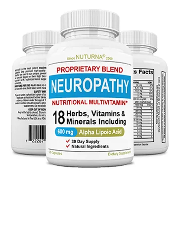 Neuropathy Nerve Cream - for Feet Hands Legs Toes Back Ultra Strength Arnica MSM Menthol Soothing Natural Comfort Large 3 oz - nuturna