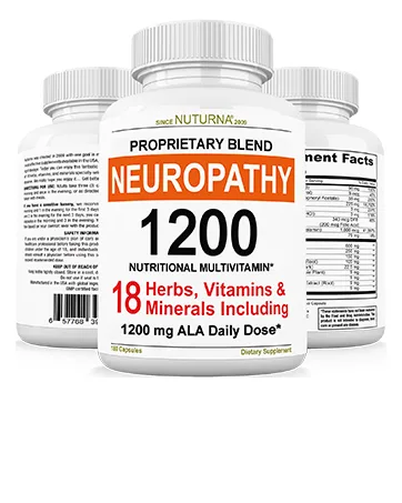 Neuropathy Nerve Cream - for Feet Hands Legs Toes Back Ultra Strength Arnica MSM Menthol Soothing Natural Comfort Large 3 oz - nuturna