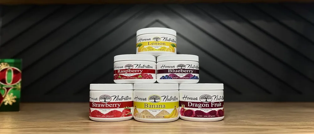 Raspberry Powder Raspberry Fruit Powder Rich in Raspberry Ketones Minerals and Antioxidants Smoothie Baking - HONUA NUTRITION - Freeze-Dried Fruit Powder