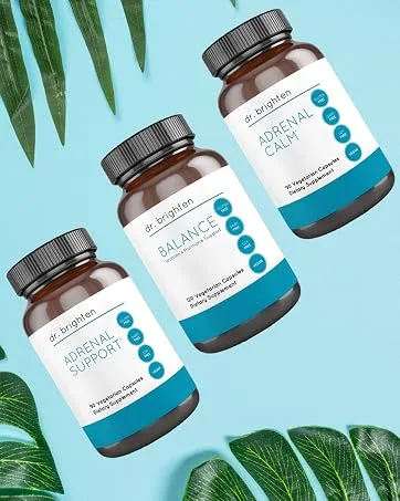 Dr. Brighten B-Active Plus  Vegan B Vitamin Supplement for Energy Metabolism Heart Health Improved Memory  60 Capsules 1 - Balance and Adrenal Support