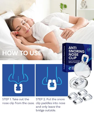 Anti Snoring Nose Clip - Stop Snoring - Nose Device -Silicone Magnetic Professional Sleeping Aid Relieve Snore - product information 3
