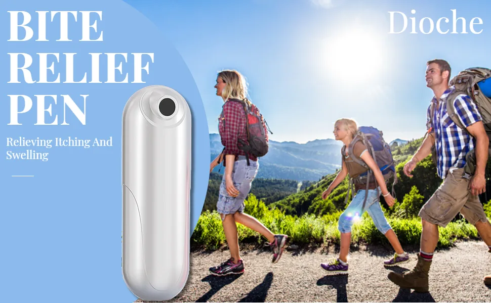 Bite Relief Pen Heating Bite Healer USB Charging Reduce Itching Safe Heat Pulse Sting Healer for Child Adults - Bite Relief