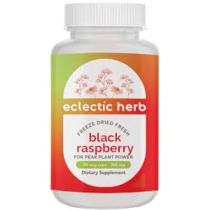 Eclectic Institute Raw Freeze-Dried Non-GMO Black Raspberry Capsules | Antioxidant Flavonoid Support | 90 CT - product information 21