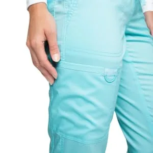 Scrubs for Women Workwear Revolution Drawstring Cargo Pants Soft Stretch WW105 Medium Navy - FUNCTIONAL STYLE