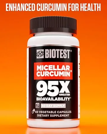 Biotest Indigo-3G - Turns Carbs Into Fuel, Not Fat* - 30 Servings 120 cap - Better Absorption Curcumin